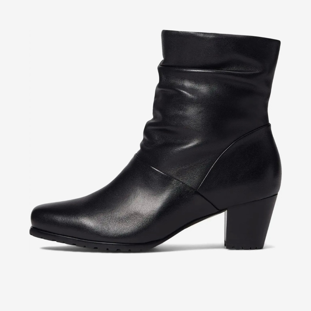 DAVID TATE Women’s Kona Lambskin Boots Size 10W Black‎